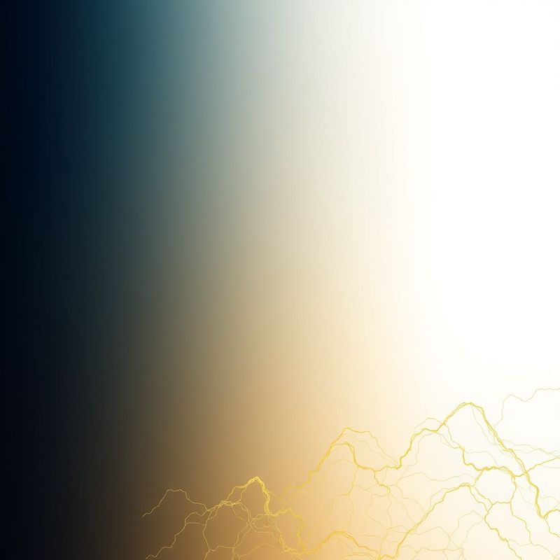 Abstract editorial gradient of deep ink-blue dissolving into warm white with a faint gold topographic risk-map overlay.